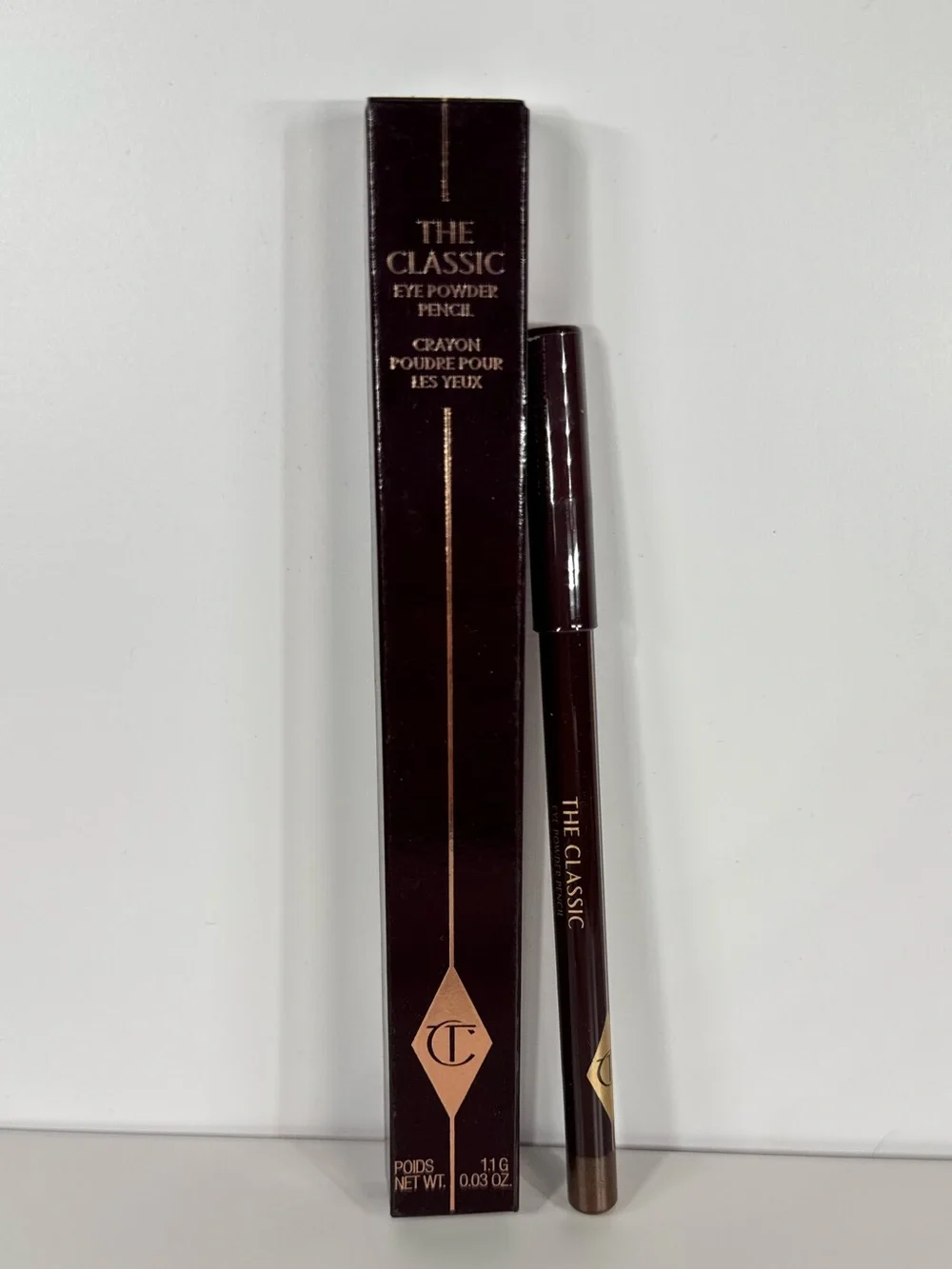 Charlotte Tilbury The Classic Eye Powder Pencil Shimmering Brown NEW Full Size